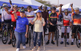 Sazón Atlántico le pone sabor a la ciclovía en la Circunvalar de La Prosperidad