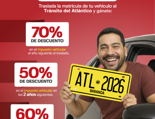 Tránsito del Atlántico lanza plan de descuentos especiales para el traslado de matrículas